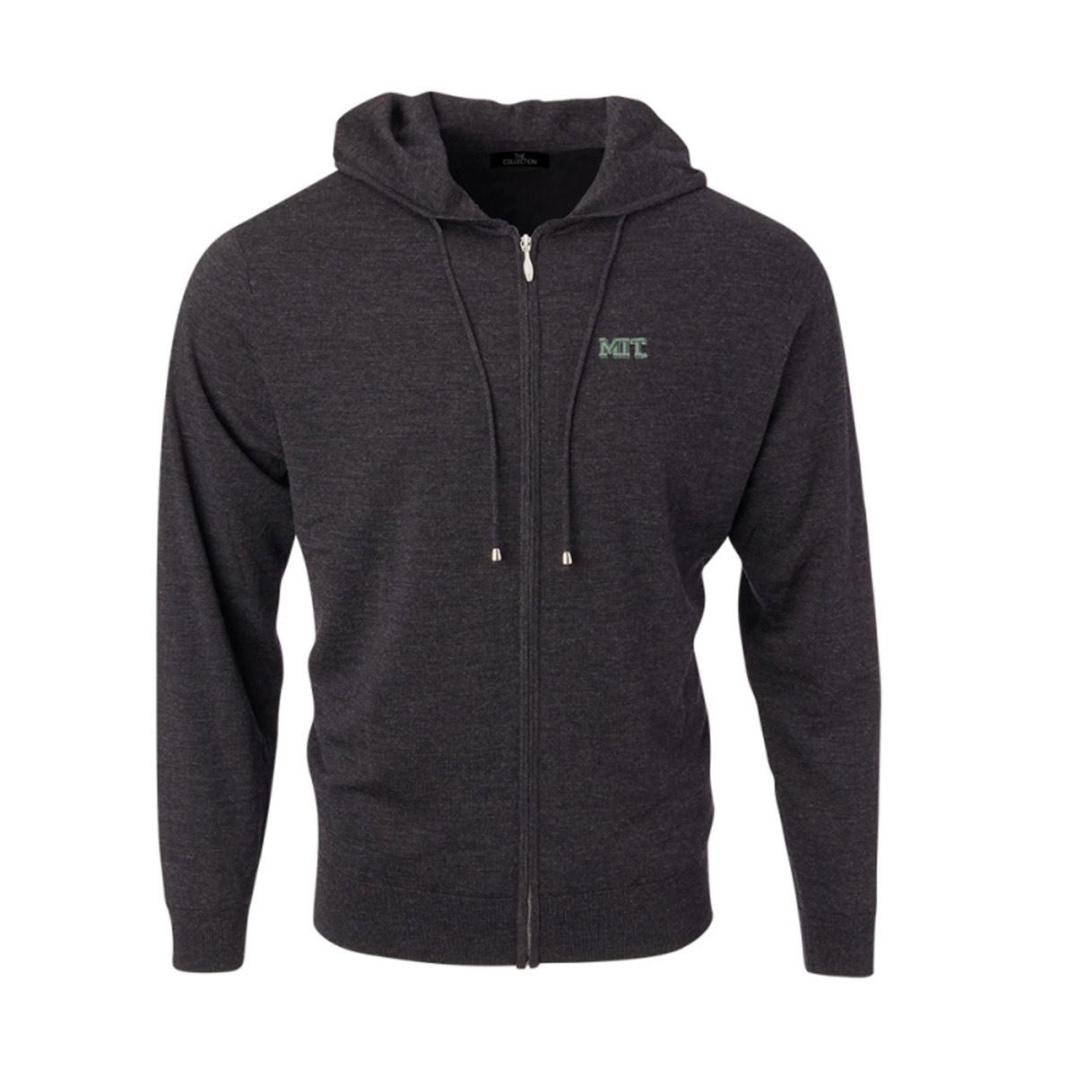 MIT Men's Chitown Merino Full Zip Hoodie | MIT - The Coop